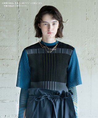 COQ FUSION レイヤードリブニット