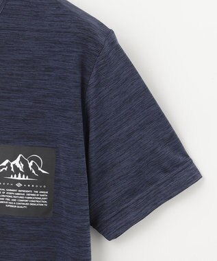 JOSEPH ABBOUD MOUNTAIN 【UNISEX】接触冷感 クールスキンガードＴシャツ ダルブルー系