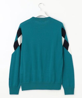 23区GOLF 【MEN】【洗える】ウールアクリル ランバス柄ニット ピーコックグリーン系