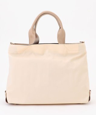 LA BAGAGERIE ツイルナイロン×エナメル 2WAYトートバッグ Mサイズ