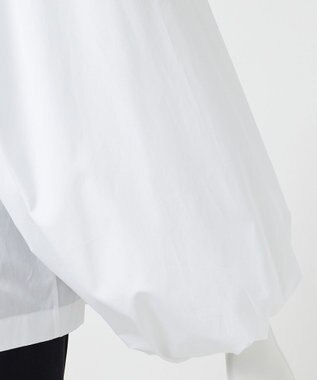 23区 【エステータ】THOMAS MASON ボリュームスリーブブラウス ホワイト系