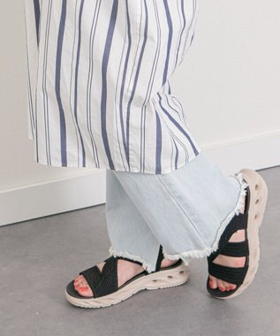 Bridget Birkin 【VINCULUM】フレックスソールニットサンダル ブラック