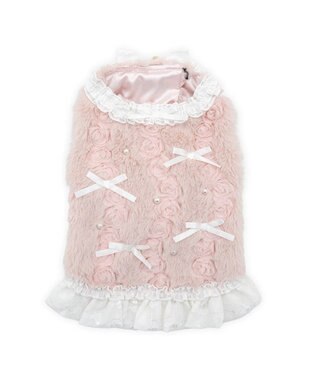 PET PARADISE cherircouture パールリボン ベスト 《ピンク》 小型犬 ピンク