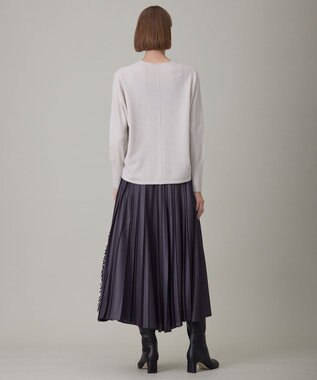 ICB 【洗える】ソフトウールハイゲージ Vネックプルオーバー トープ系