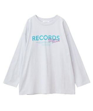 AMERICAN HOLIC ＲＥＣＯＲＤＳロングＴシャツ Light Gray