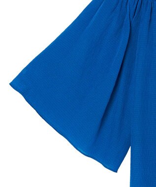JOSEPH テクスチャードシルク　ブラウス Siam Blue