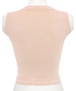 WACOAL MEN レディース <beautiful people>コラボ タンクトップ ボクサートップス ワンサイズ（S-L） オーガニック綿混 立体成型 肩幅：狭め ネック深さ：あさめ WL8001 /ワコールメン オレンジ