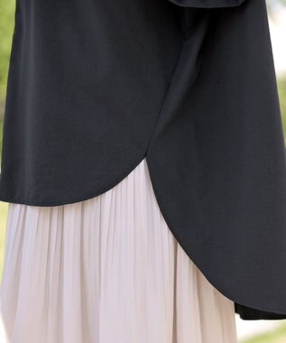 Tiaclasse 【洗える】ワイドスリーブドルマンブラウス チャコールグレー