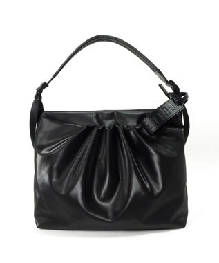 PELLE BORSA ギャザーショルダー Cheers チアーズ 4675 ブラック