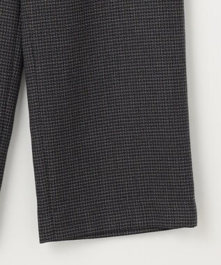 J.PRESS LADIES S T/W 杢 ライトツイード セミワイド パンツ ネイビー系3