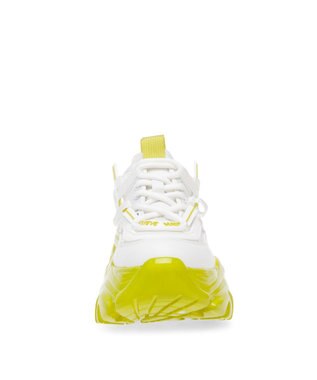 STEVE MADDEN RECOUPE 厚底ボリュームスニーカー ホワイトライム