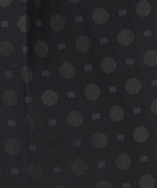 自由区 【洗える】ブライトドットジャガード テーパードパンツ ネイビー系7