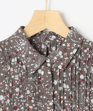 組曲 L プティフラワープリント ワンピース グレー系5