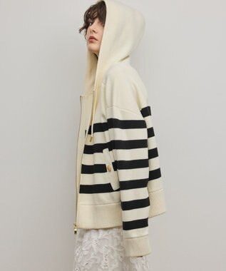 GRACE CONTINENTAL フォルムニットパーカー