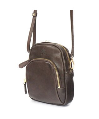 Regalo Felice 【本革 / お財布機能付き】ポシェット / REGALO DBR(ダークブラウン：ツヤあり)