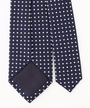 JOSEPH HOMME メッシュドッツ　ネクタイ ダルブルー系3