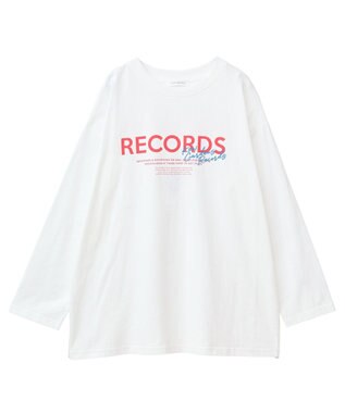 AMERICAN HOLIC ＲＥＣＯＲＤＳロングＴシャツ Off White
