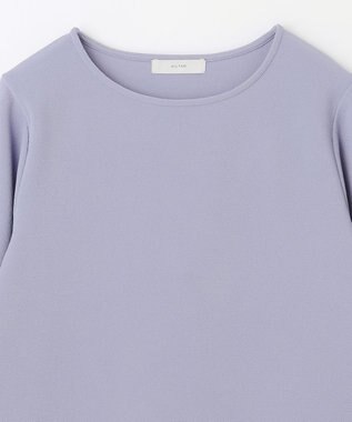 ANY L 【洗濯機可】ジャガード袖ねじりプルオーバー サックス