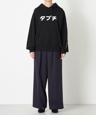 NAVE タブチ×NAVE ロゴフーディ ブラック系