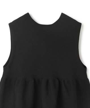 UNFILO 【VERY×UNFILOコラボ】2WAY ペプラムジレ ブラック