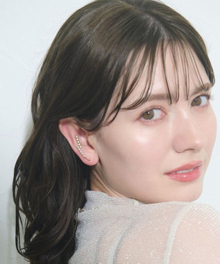 blancotokyo 【金属アレルギー対応】ビジューパールイヤークライマー METEORO