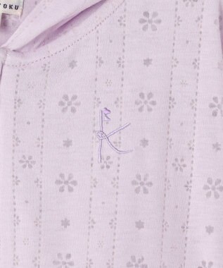 組曲 KIDS 【110-140㎝】 オパールレーシーパーカー ラベンダー