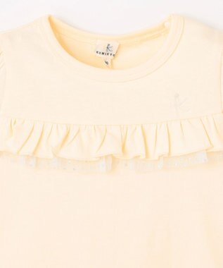 組曲 KIDS 【80-100㎝】フレアラッフル Tシャツ クリーム