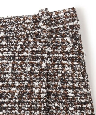 JOSEPH ウールツイード　ワイドトラウザーズ Black combo