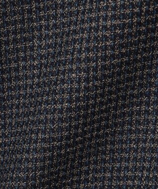 J.PRESS LADIES S T/W 杢 ライトツイード セミワイド パンツ ネイビー系3