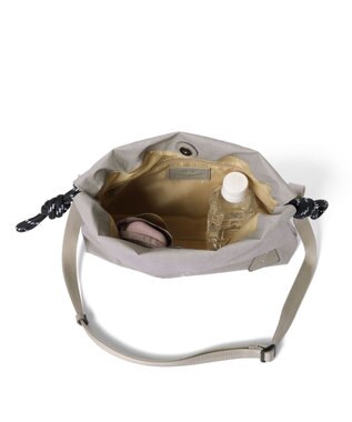 PELLE BORSA 巾着ミニショルダー Wrinkle リンクル 6522 ライトグレー