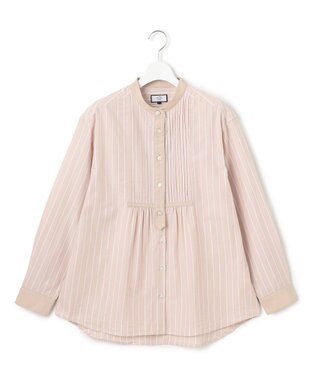 J.PRESS YORK STREET 【WOMEN】コットンタイプライターストライプ ブラウス