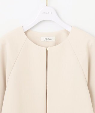 ANY SIS S 【洗える】セレモニークロップド ジャケット ベージュ
