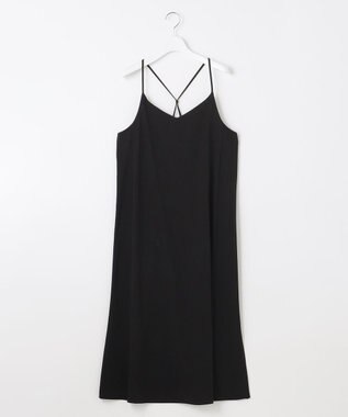 J.PRESS LADIES S 【WEB限定】サイロドライギャバ2wayストレッチ キャミワンピース ブラック系