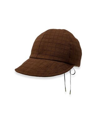 林八百吉商店 un chapeau  編上げキャップ ブラウン
