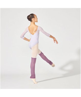 Chacott 7分袖レオタード ライラック