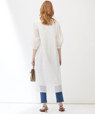 23区 【Indian Factory】アイレットレース ワンピース ホワイト系