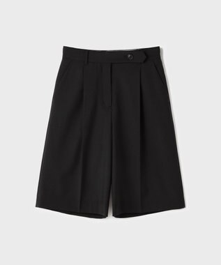 GRACE CONTINENTAL スーツ地ハーフパンツ ブラック