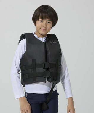 BEAMS SCHOOL ライフジャケット（レジャー用） キッズ ブラック