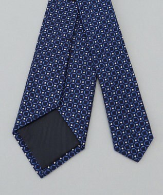 GOTAIRIKU 日本縫製/オリジナル柄【Fermo Fossati】ネクタイ_小紋柄 ネイビー系8