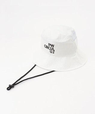PW CIRCULUS 【追加で入荷 / 小さくたためる】【UNISEX】メッシュバケットハット ホワイト系