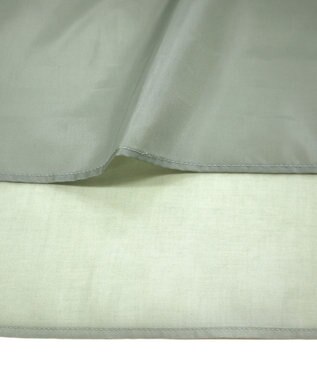 Tiaclasse L 【洗える】大人上品なシアータックワンピース ミント