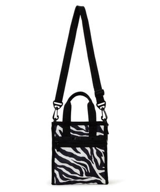 LeSportsac MINI N/S TOTE/クリームブラックゼブラ クリームブラックゼブラ