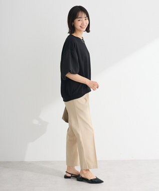 Green Parks 袖バルーンドッキングプルオーバー Black