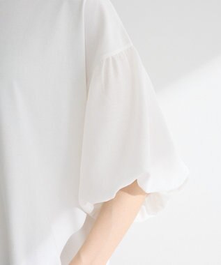 Green Parks 袖バルーンドッキングプルオーバー Off White