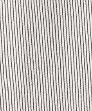 J.PRESS YORK STREET 【UNISEX】コットンリネンイージーストライプ パンツ ブラック系2