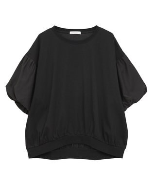 Green Parks 袖バルーンドッキングプルオーバー Black