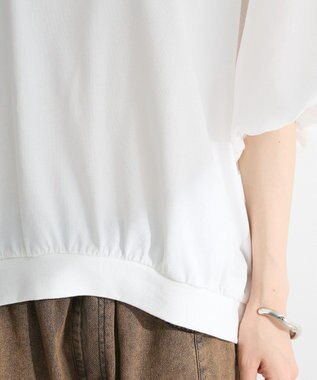 Green Parks 袖バルーンドッキングプルオーバー Off White