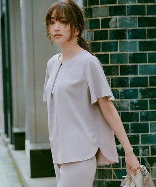  【接触冷感・UVカット・吸水速乾】サラキレイ ブラウス