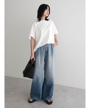 Green Parks 冷っとすずやか　バックバルーンフレンチプルオーバー Off White