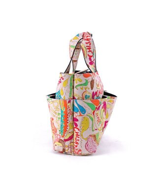 tsumori chisato CARRY カットオブツールバッグS　ハッピースタッフ　トートバッグ ベージュ